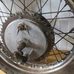 Triumph BSA Achterwiel conisch / Triumph BSA rear wheel conical W3844 - Afbeelding 3