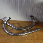 BSA A7 A10 uitlaatbochten / BSA A7 A10 exhaust pipes - Afbeelding 2